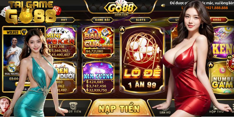 Vào trang web Go88 để chơi xổ số